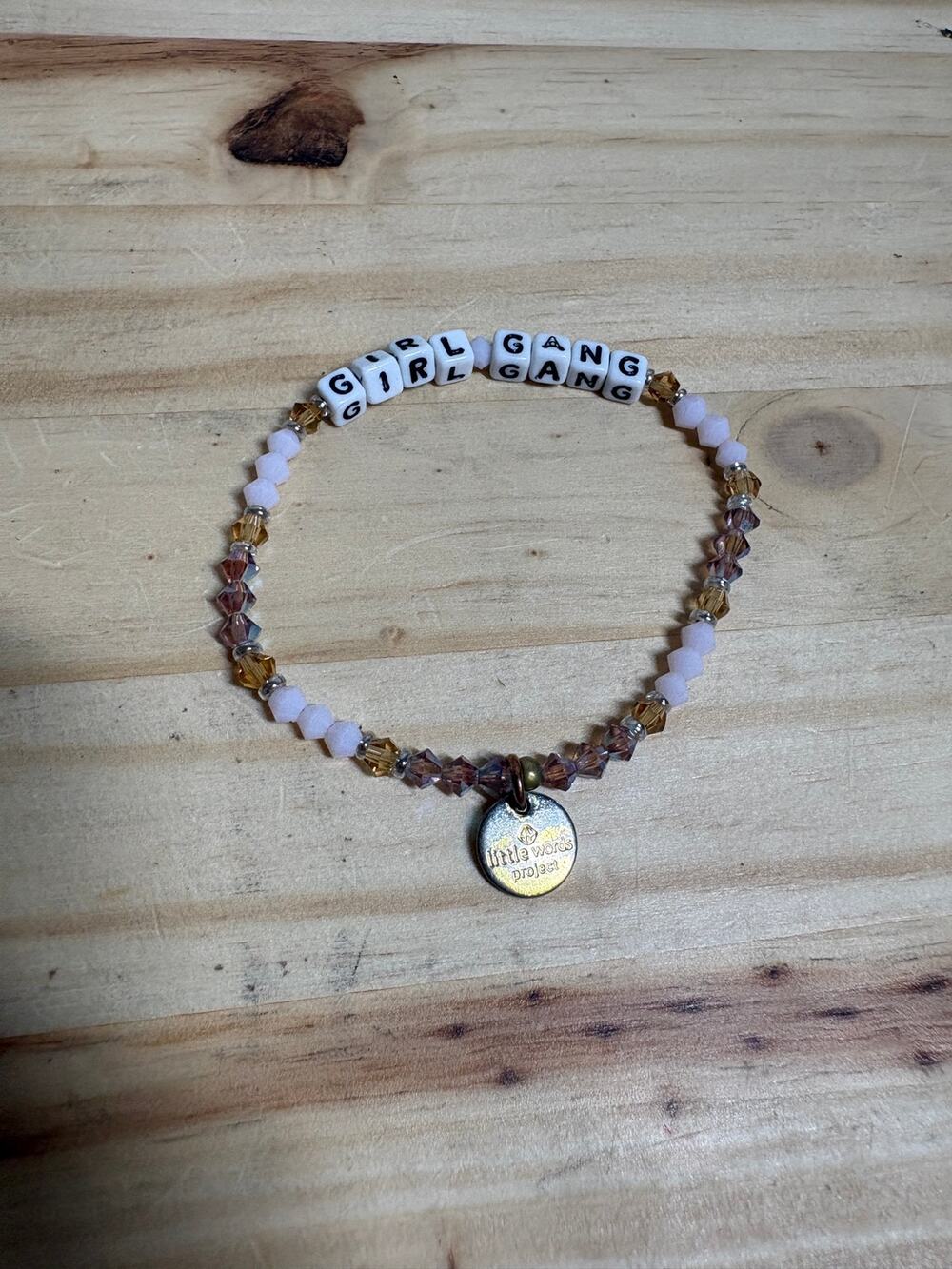 Little Word Project Girl Gang Beaded Bracelet